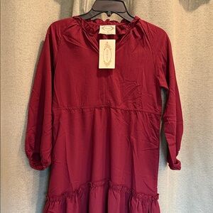 Mia Joy Burgundy Dress